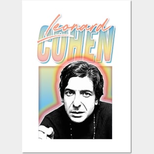 Leonard Cohen Retro Fan Gift Design Posters and Art